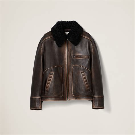 miu miu leather jacket dupe